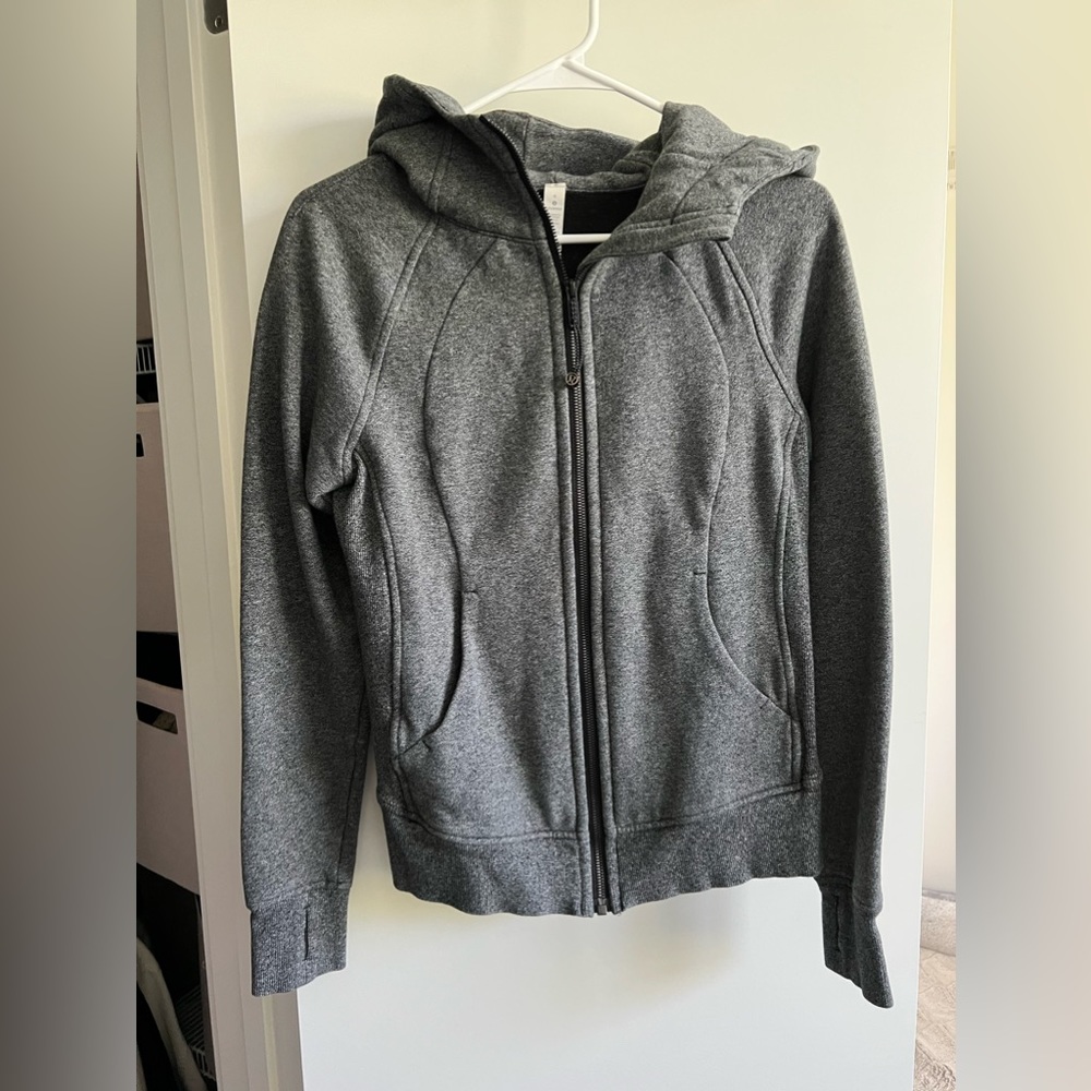 Lululemon Scuba Jacket Size 4 Dark Gray